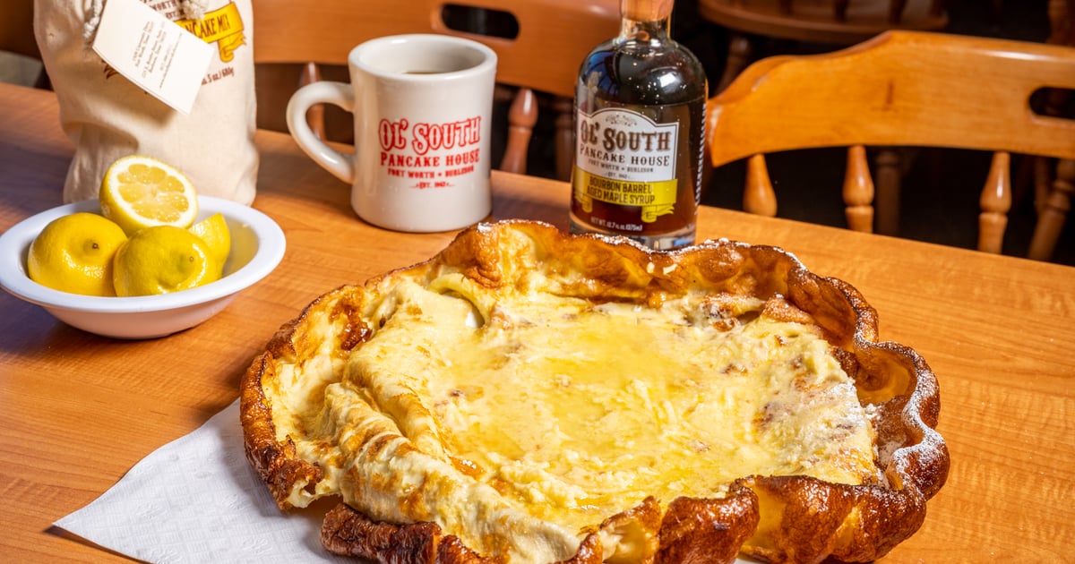 World Famous German Pancake Breakfast Menu Ol' South Pancake House