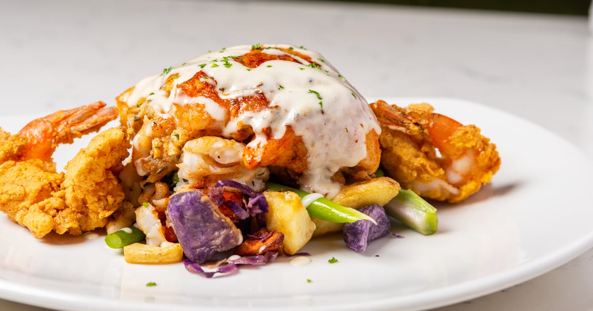 Stuffed Shrimp Treme' - The Rouxpour Restaurant & Bar - Cajun in TX