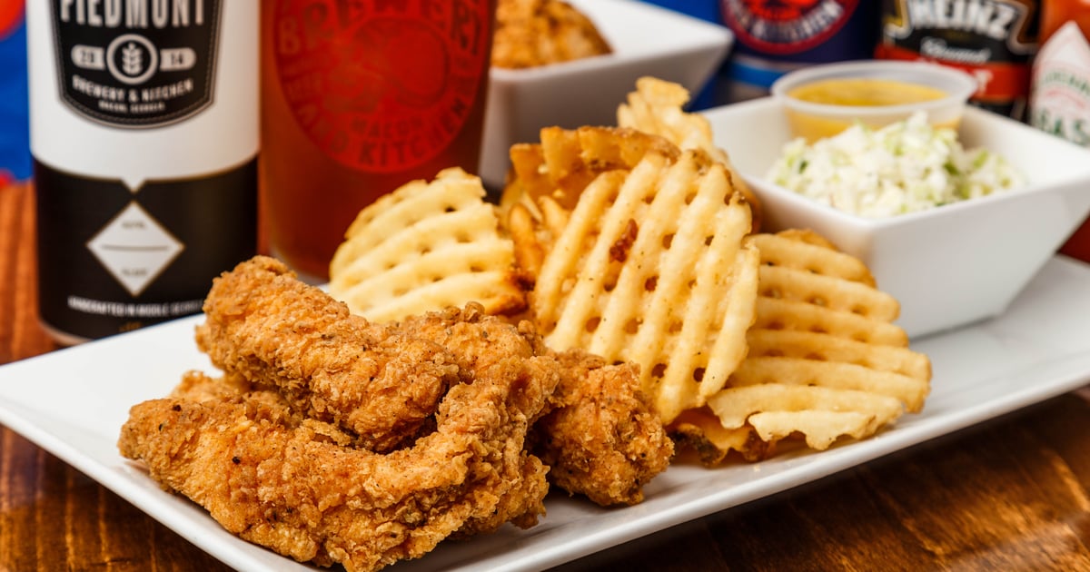 Chicken Tender Platter - Menu - Piedmont Brewery and Kitchen - Brewpub ...