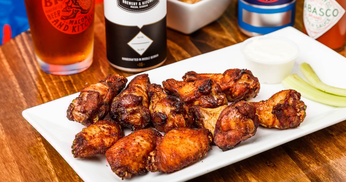 Smoked Wings Menu Piedmont Brewery and Kitchen Brewpub in Macon, GA