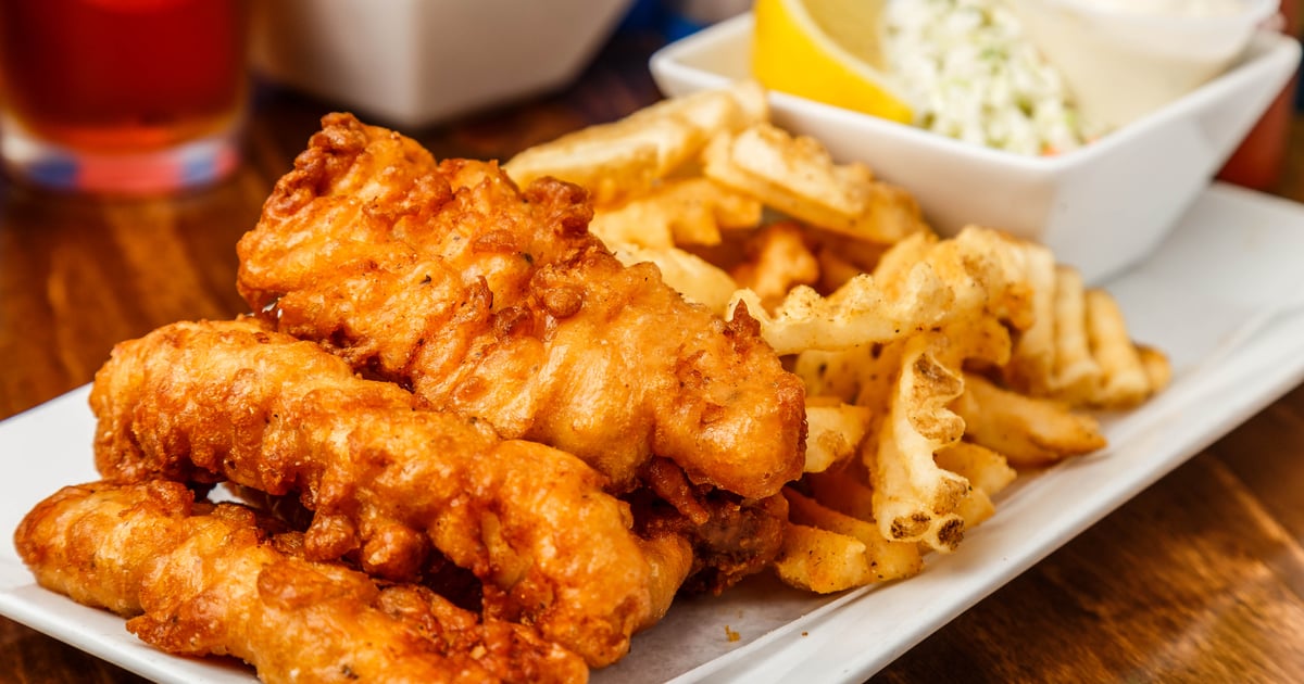 Beer-Battered Fish & Chips - Menu - Piedmont Brewery and Kitchen