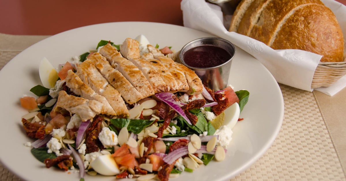 Chicken Spinach Salad Breakfast, Lunch & Dinner Lulu's Restaurant