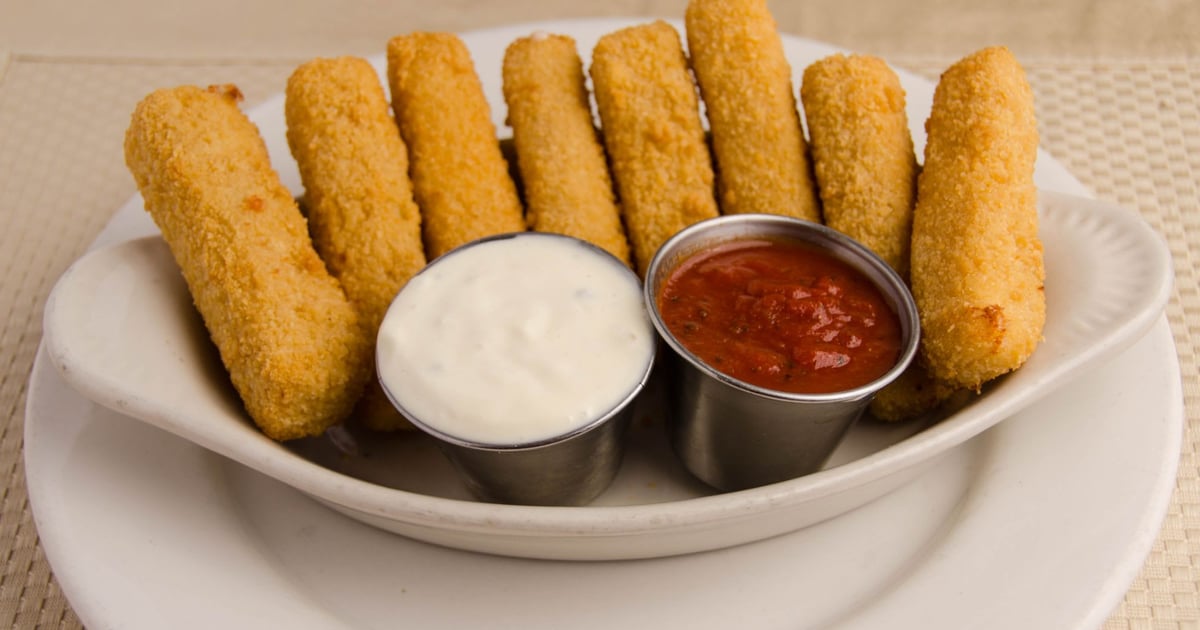 Mozzarella Sticks Breakfast, Lunch & Dinner Lulu's Restaurant