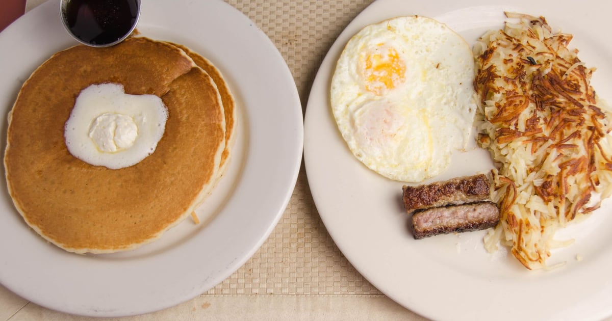 Pancake Combo Breakfast, Lunch & Dinner Lulu's Restaurant