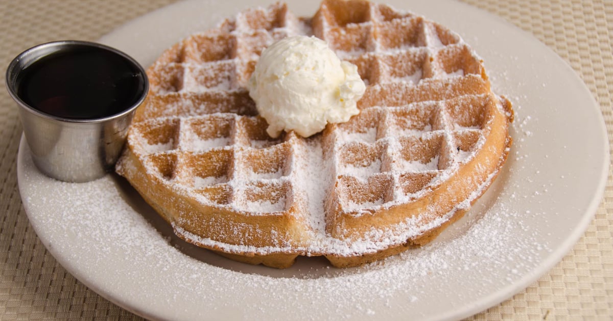Belgian Waffle Breakfast, Lunch & Dinner Lulu's Restaurant