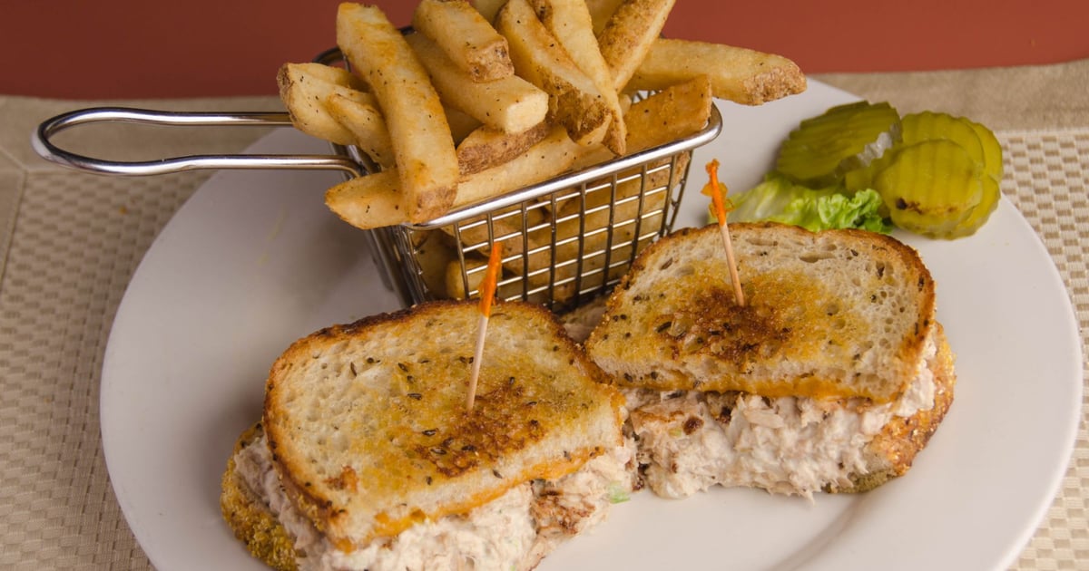 Tuna Melt Delight Lunch & Dinner Lulu's Restaurant