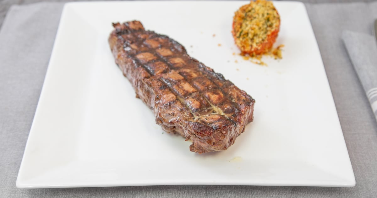 14 Oz New York Strip Menu Blvck Cow