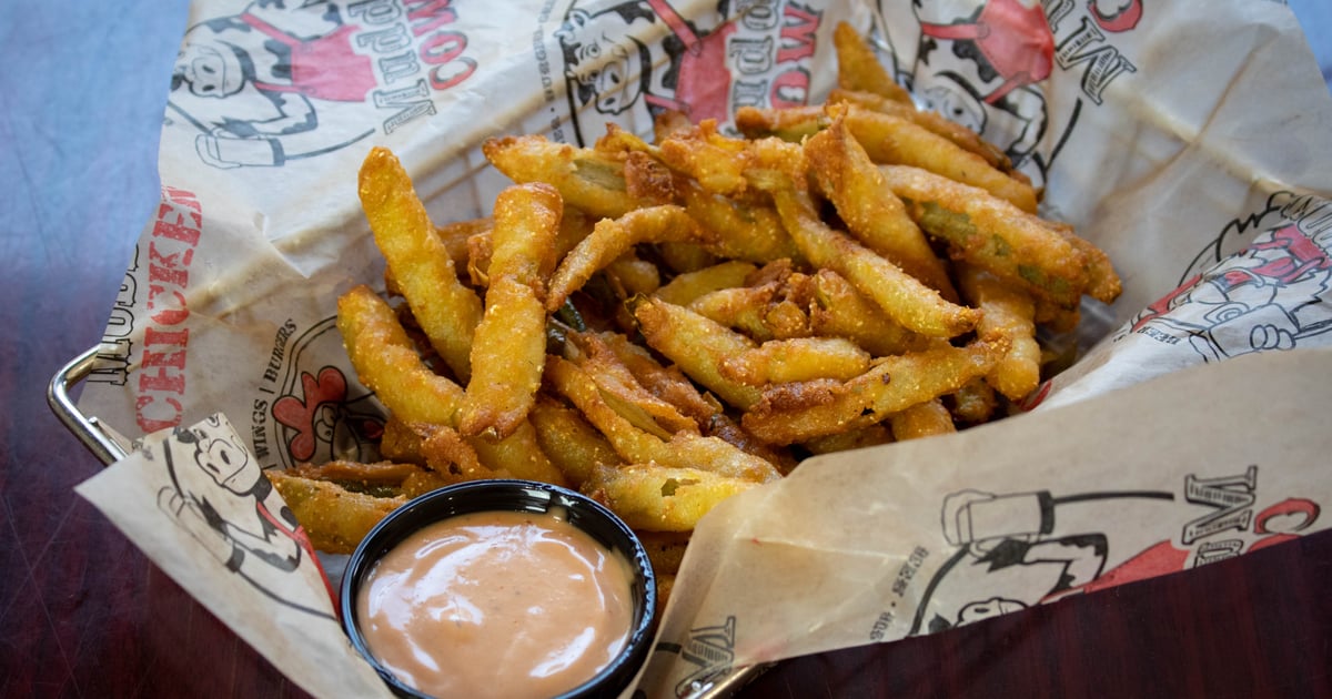 Fried Pickles Menu Muddy Cow