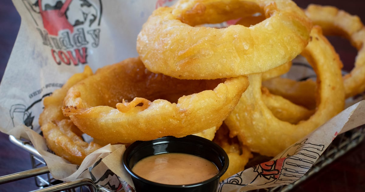Jumbo Onion Rings Menu Muddy Cow