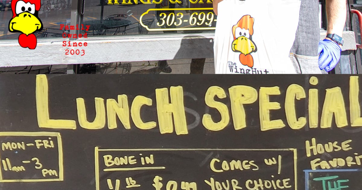 Lunch Special Wing Hut Menu The Wing Hut Aurora Chicken Wings