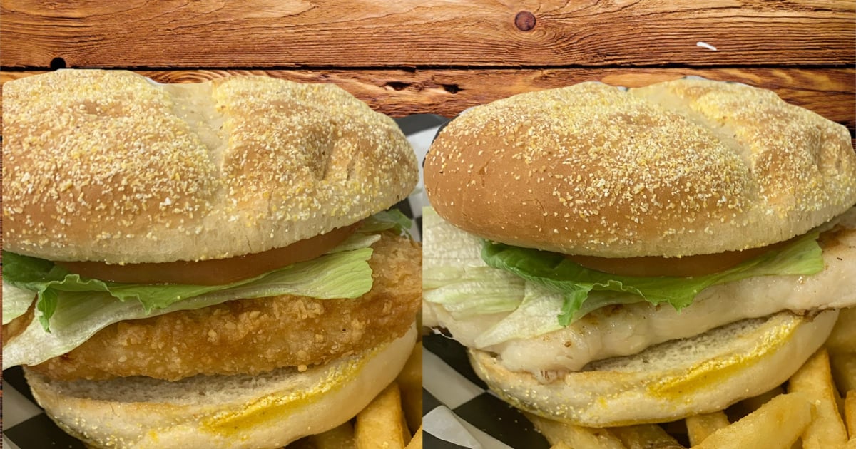 Breaded or Grilled Chicken Breast Sandwich Deli Menu Stub's Gas