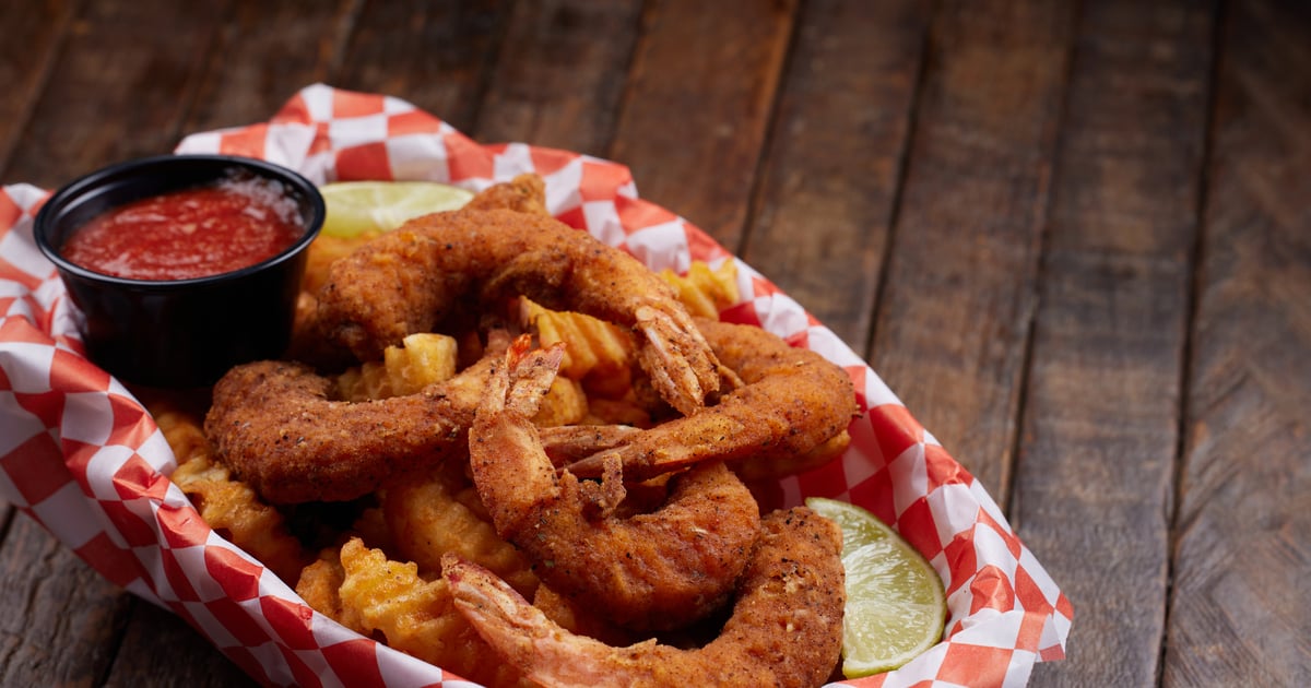 Shrimp and Fries Crab N' Spice Crab N Spice Seafood Restaurant