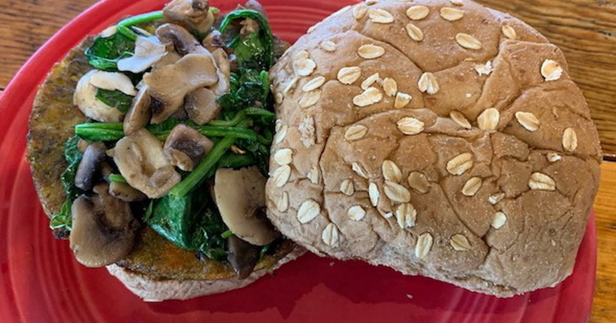 Vegetable Burger Menu Deli Lane Café & Sunset Tavern