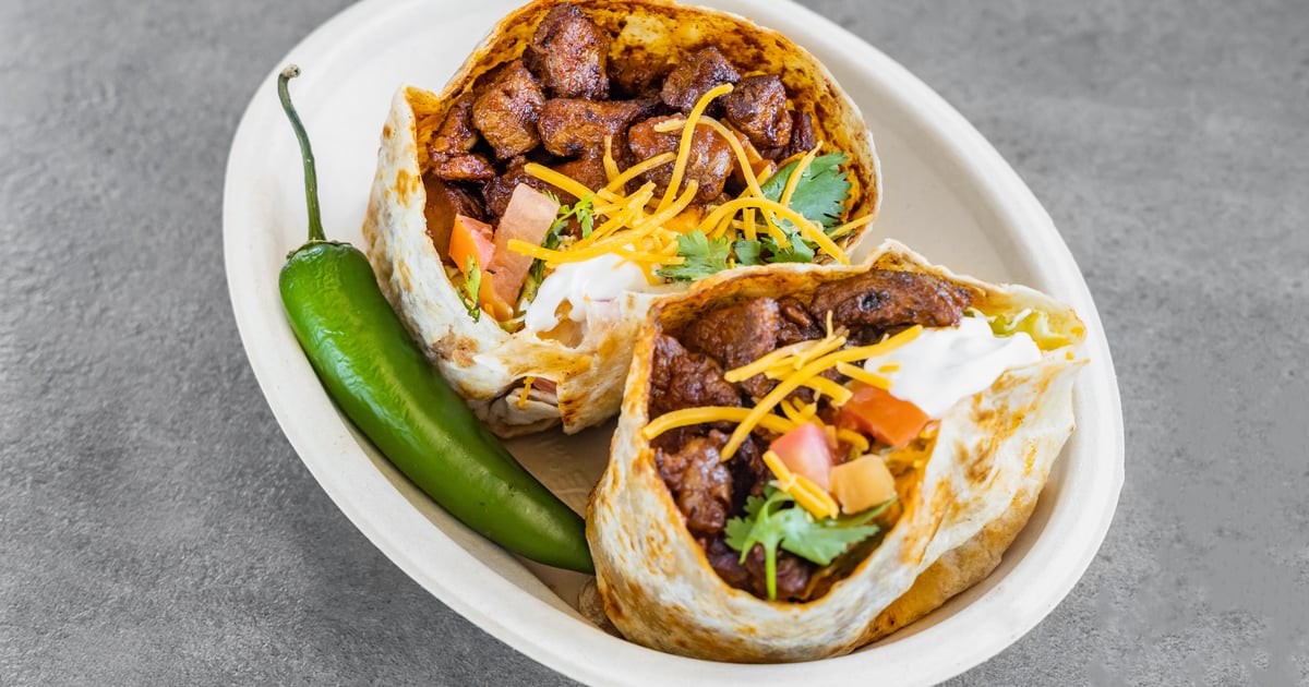 Steak Burrito Menu Picos Sky's Gourmet Tacos