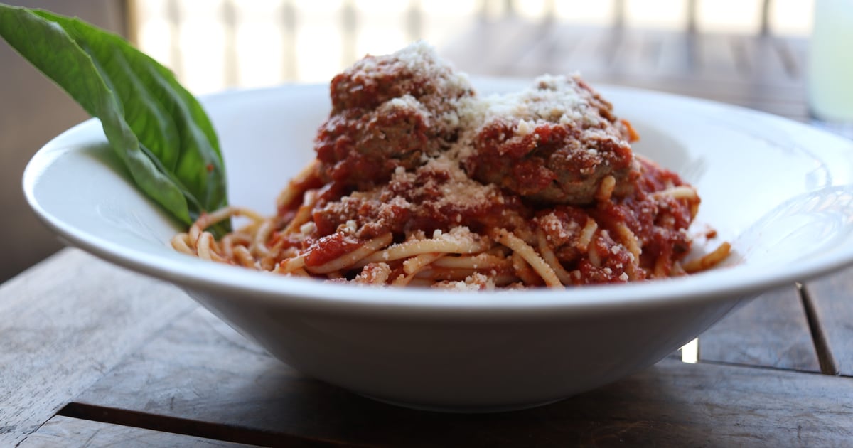 SPAGHETTI &amp; MEATBALLS PASTA Midici Italian Restaurant in East