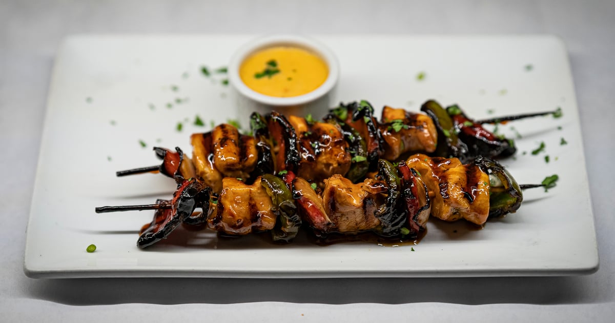 Chicken Skewers Dinner Menu Terillis