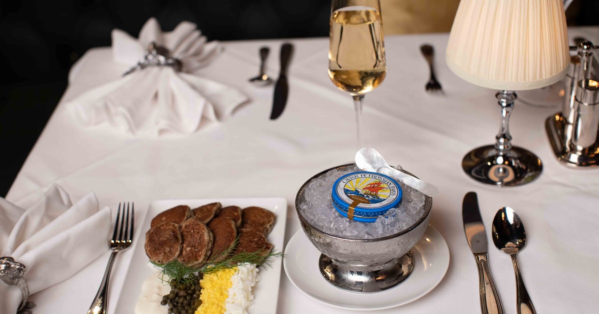 Classic Daurenki* Caviar Service Turner's Restaurant in Houston, TX