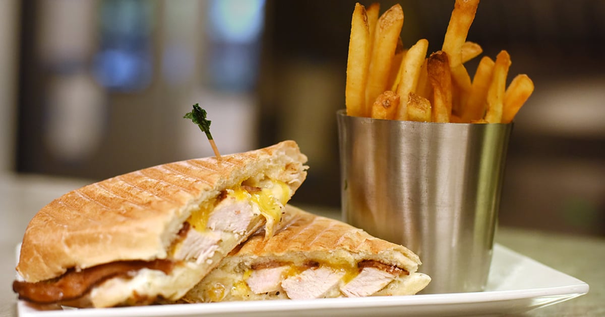 Chicken Bacon Ranch Panini The Breakroom Menu The Breakroom American Restaurant In Shingle