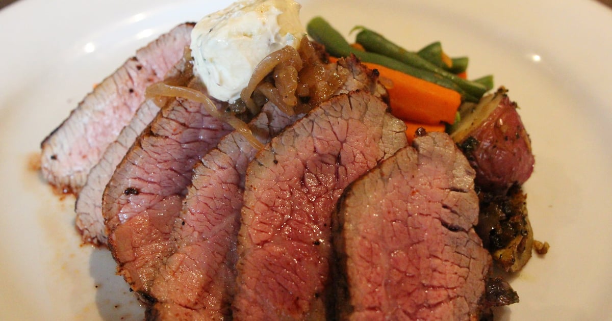 GRILLED HARRIS RANCH TRI-TIP STEAK - ENTRÉES - 17th Street Grill ...