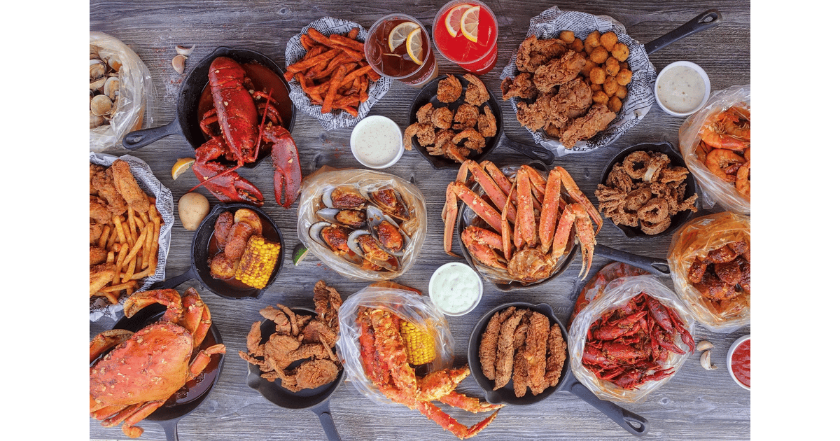 Menu Kickin Kasian Asian Cajun Fusion in Northridge