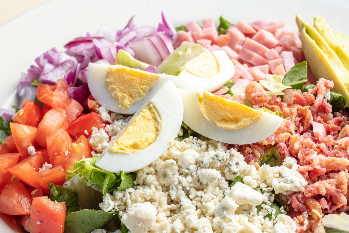 Order Cobb Salad food online from Romeos Pizza store, Yarmouth on bringmethat.com