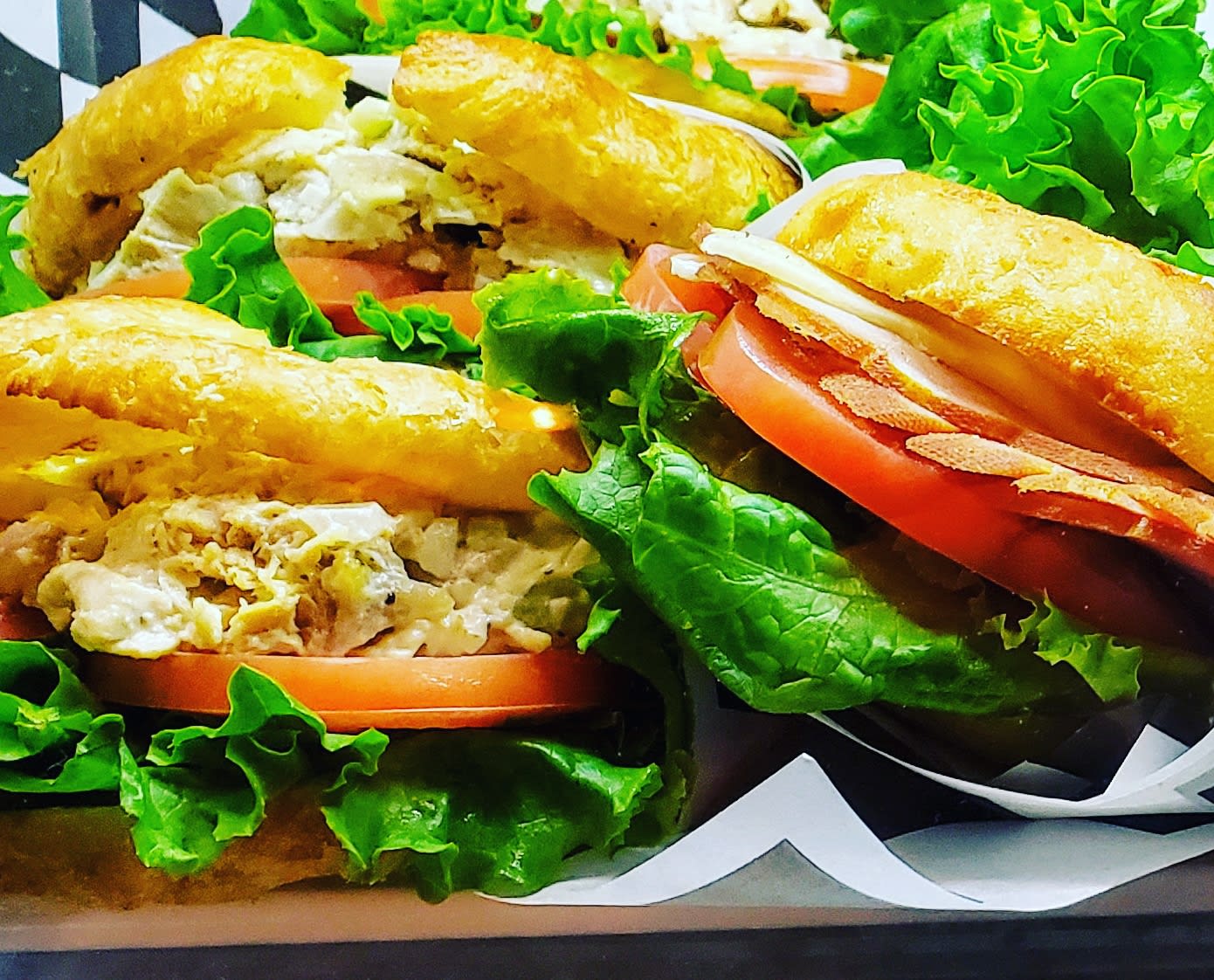 Ham and Swiss Sandwich