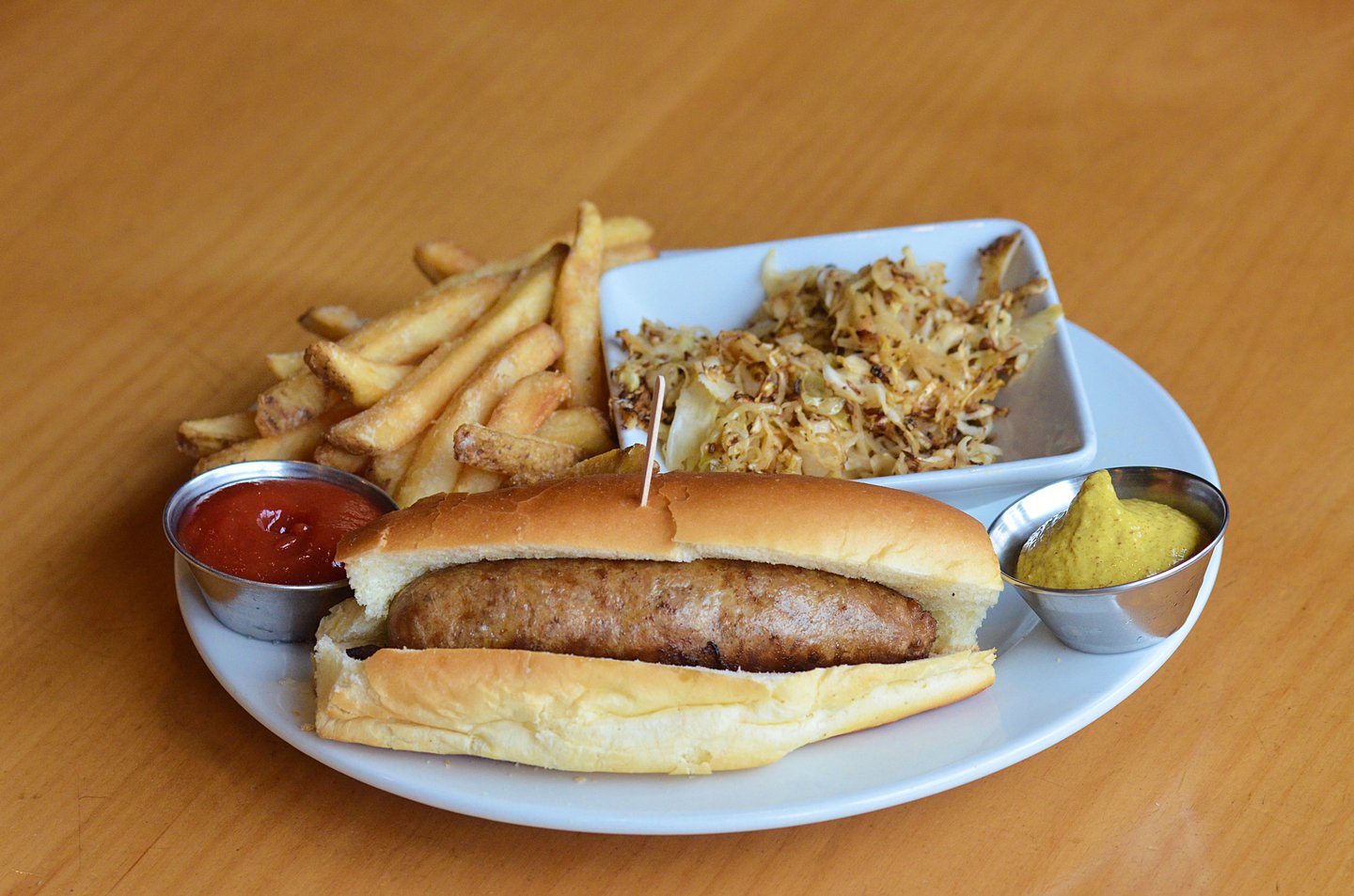 Beer Braised Bratwurst