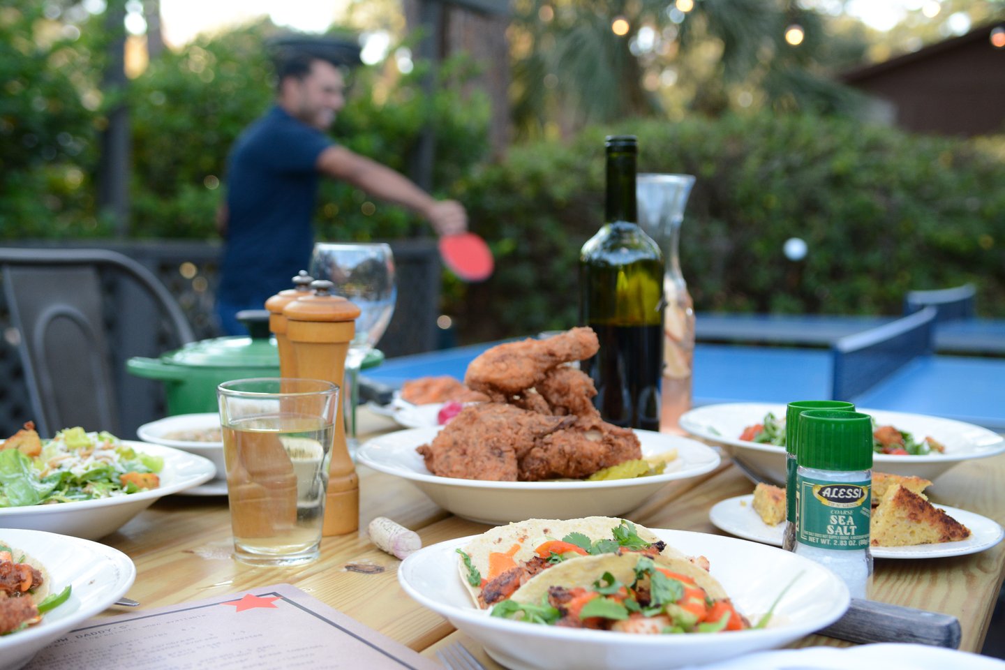 table of food