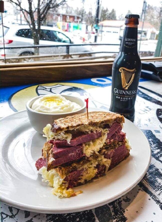 Mile High Guinness Reuben