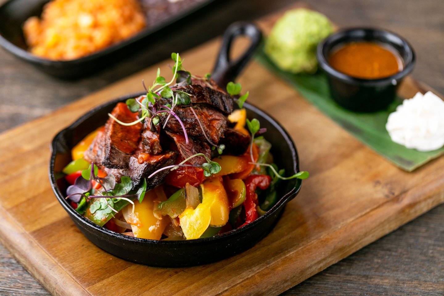 Steak fajitas