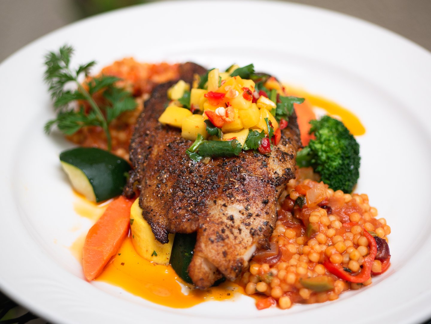 Blackened Filet of Sole