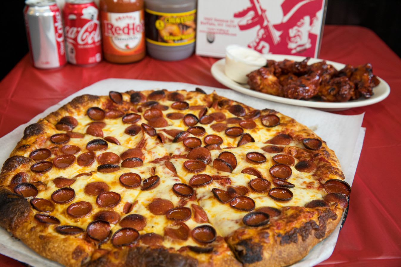 pizza and wings