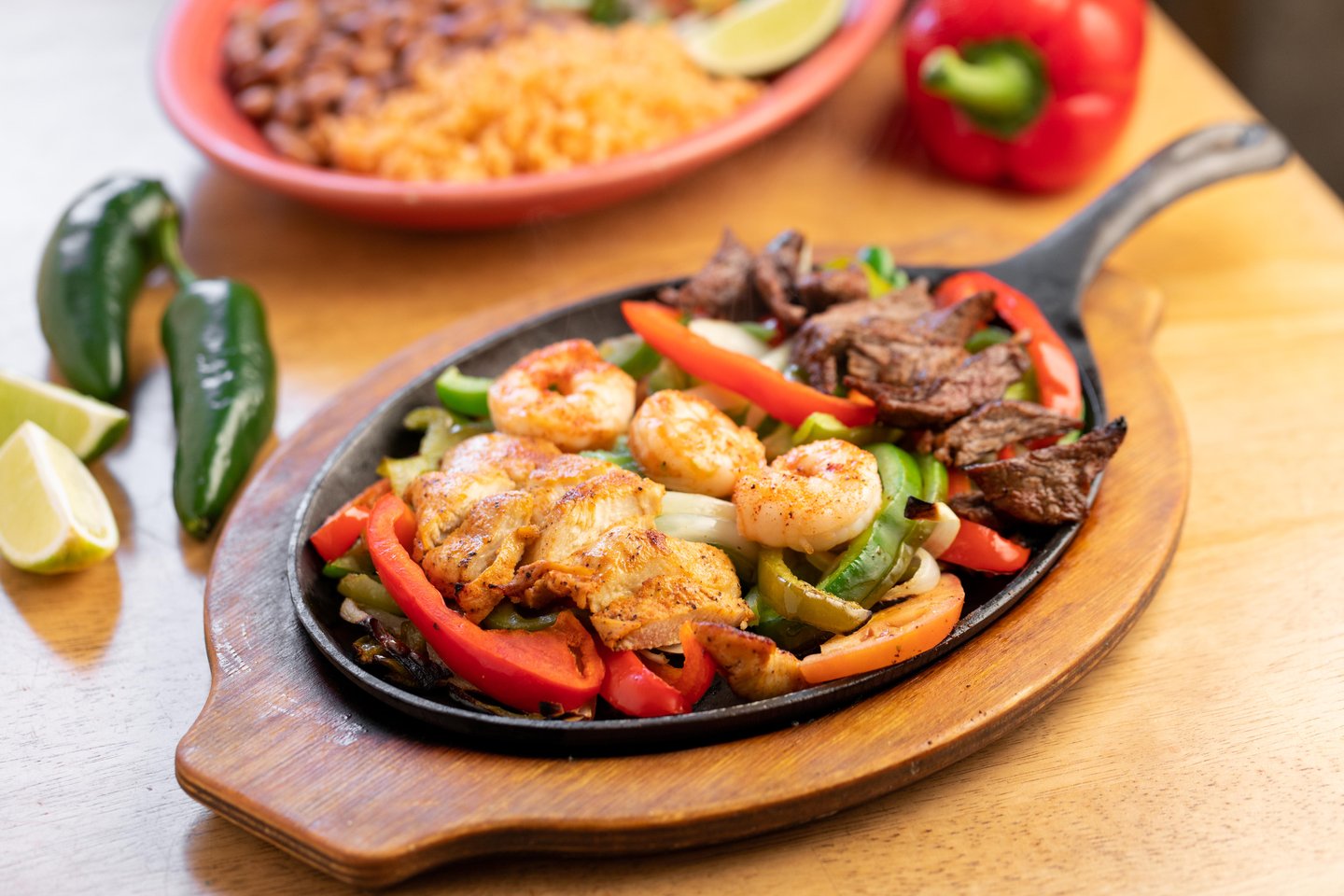Fajitas Tres Sabores