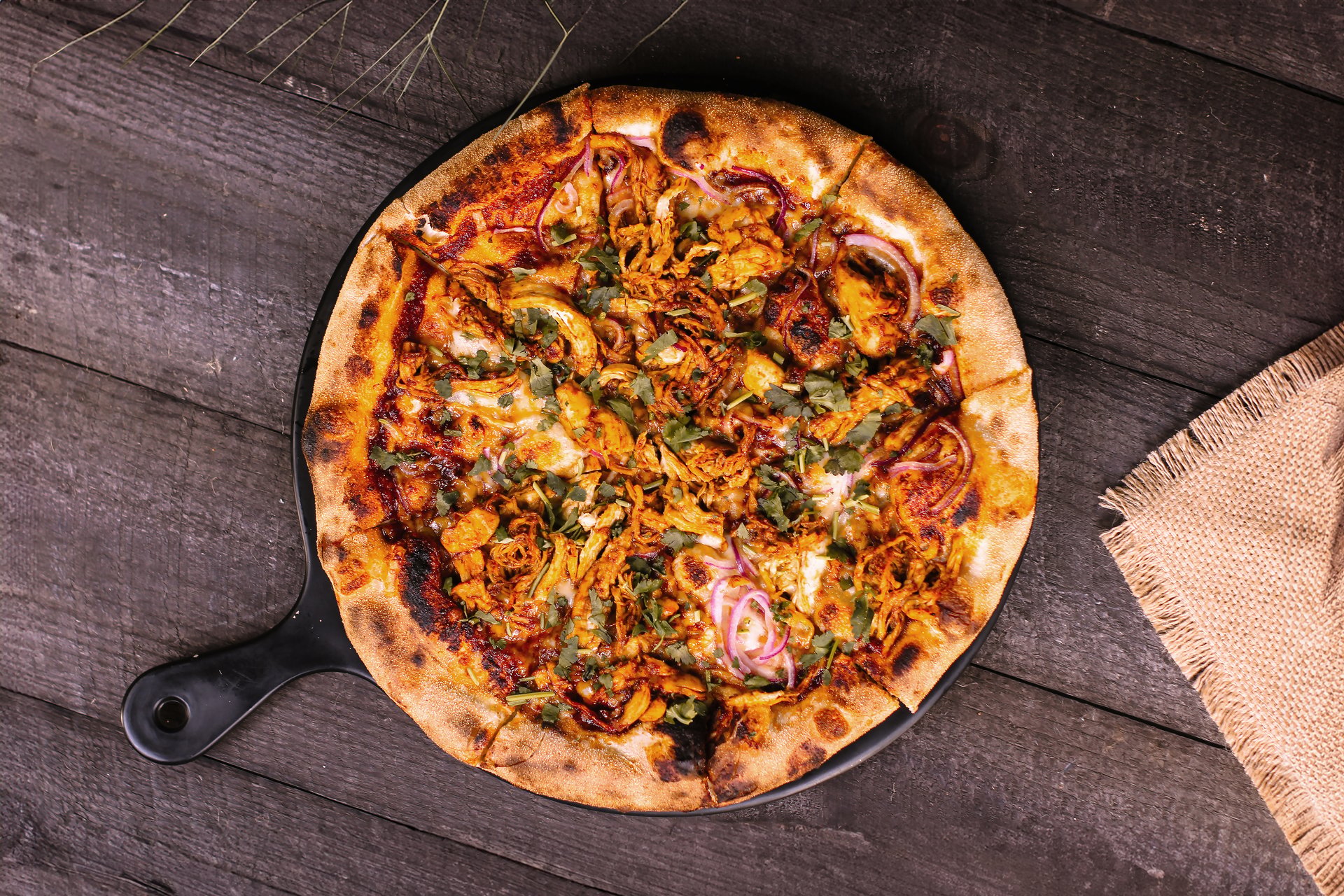 BBQ Chicken Pizza - Bossa Nova Brazilian Cuisine - Brazilian