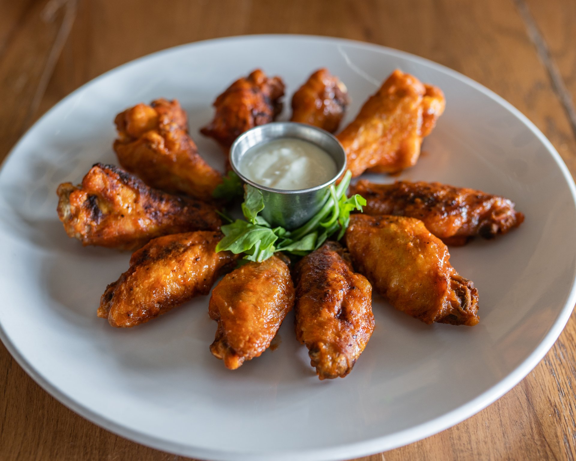 Wood Fired Wings - Lunch / Dinner - Wood.whiskey.wine