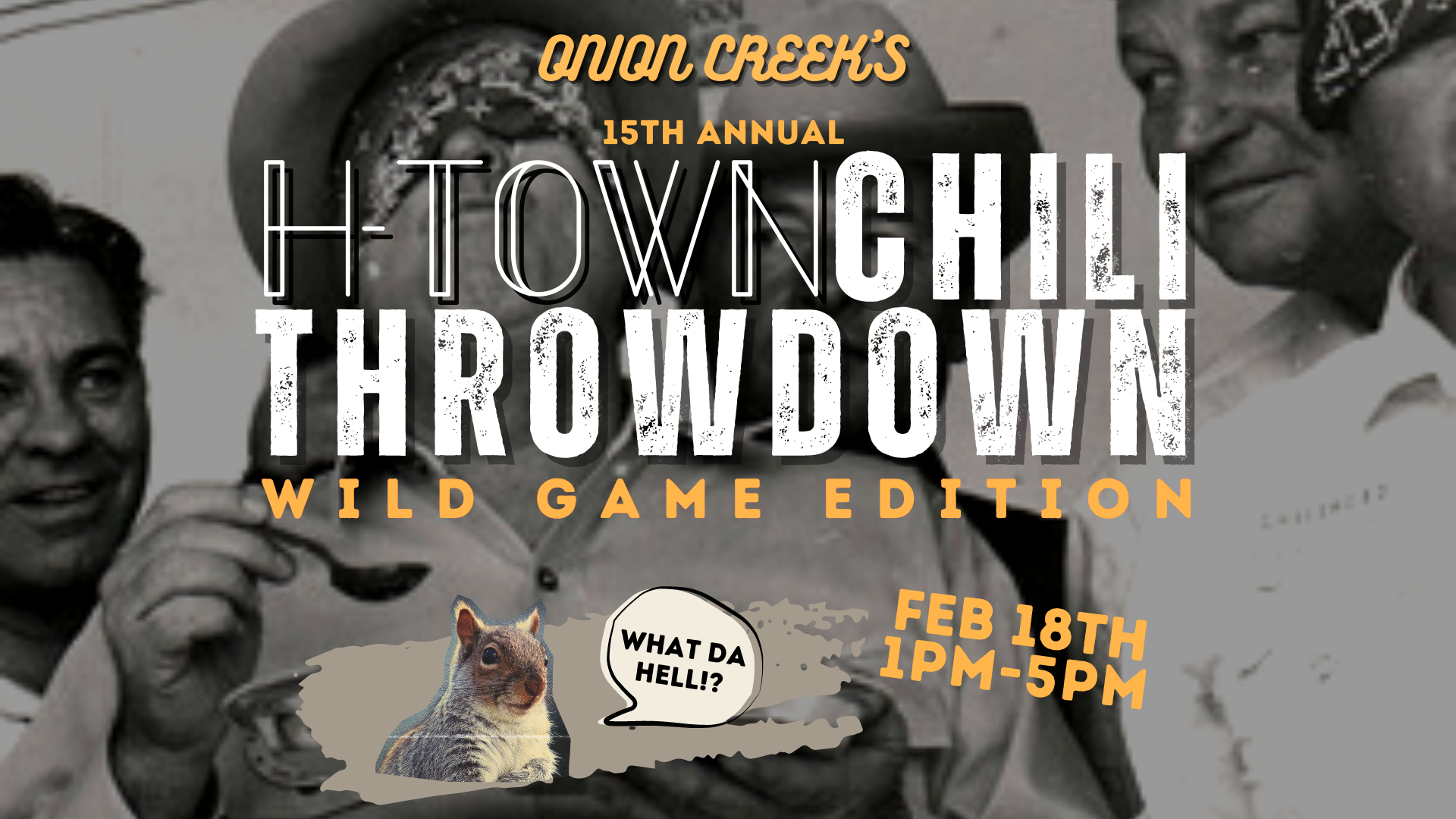 ONION CREEK'S 15th Annual HTown Chili Throwdown Onion Creek Bar