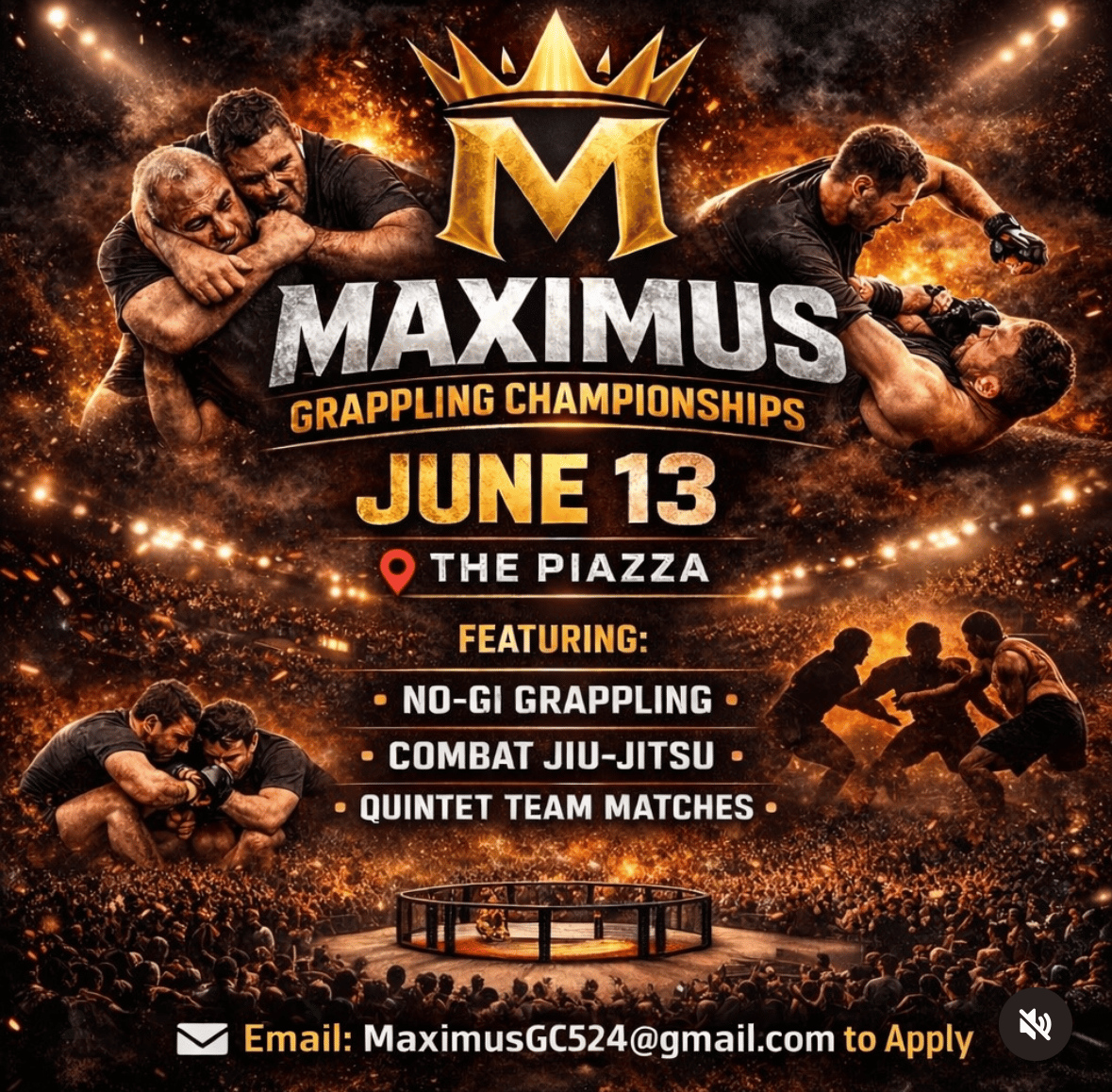 Maximus Grappling Championships! - the PIAZZA - Live Music Venue!