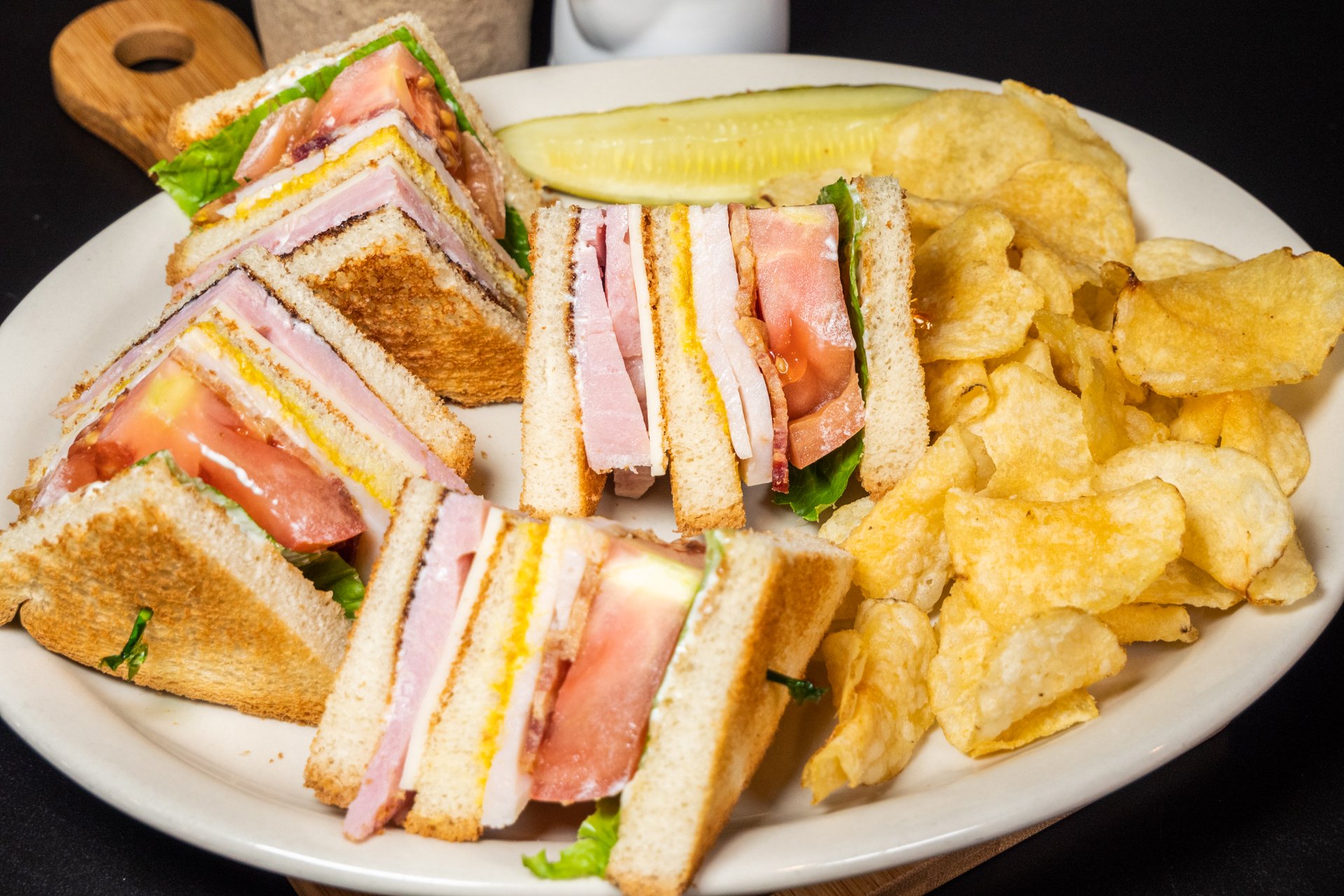 Club Sandwich - Menu - Lucy's Cafe & Bakery - Cafe in Orange, TX