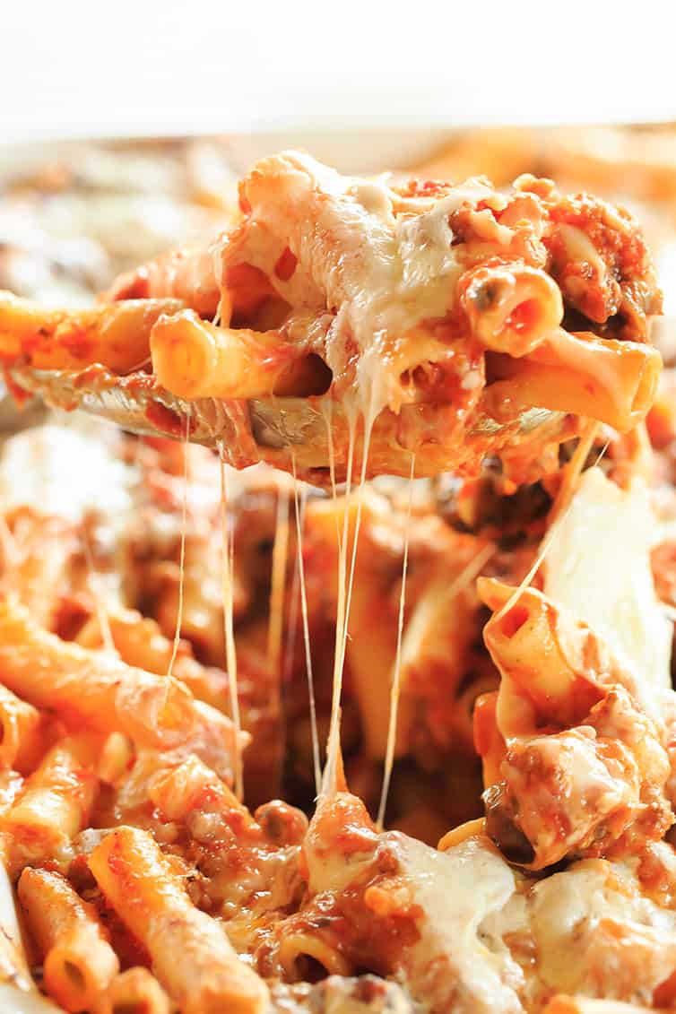 HOT Baked Ziti Recipe Best Ever Pasta Bake Ziti Pasta Bake With