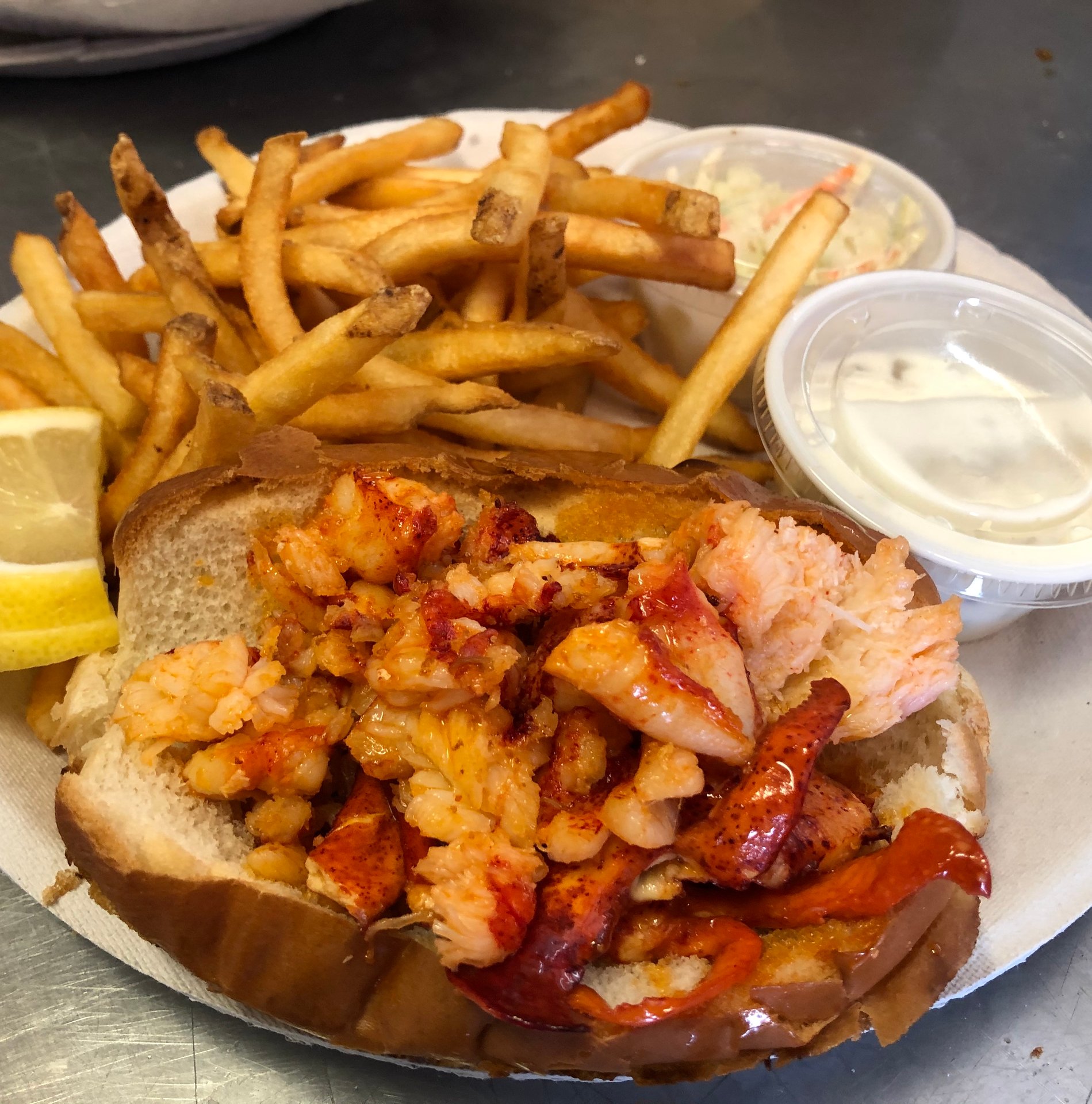 Lobster Roll - Macray's Seafood - Seafood Restaurant in Tiverton, RI