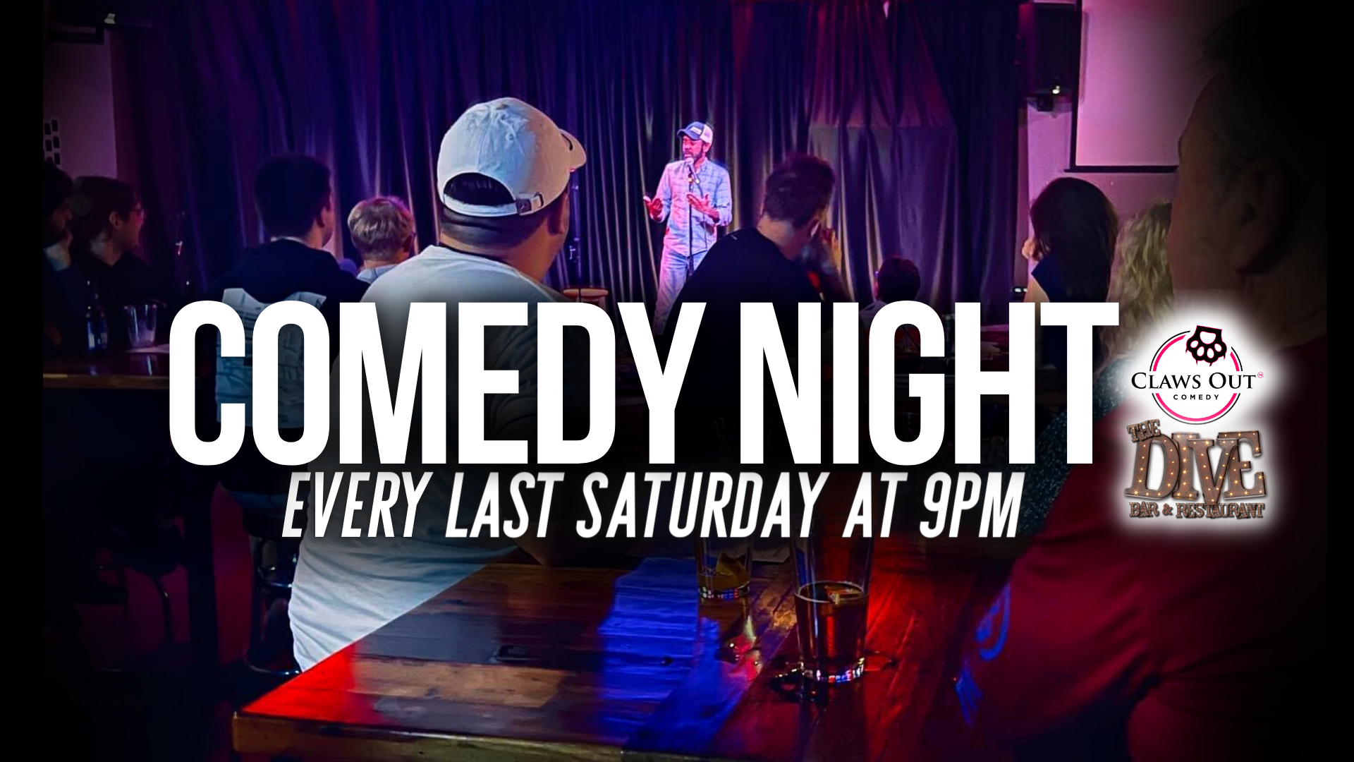 Comedy Night The Dive Bar & Restaurant Bar & Grill in Denton, TX