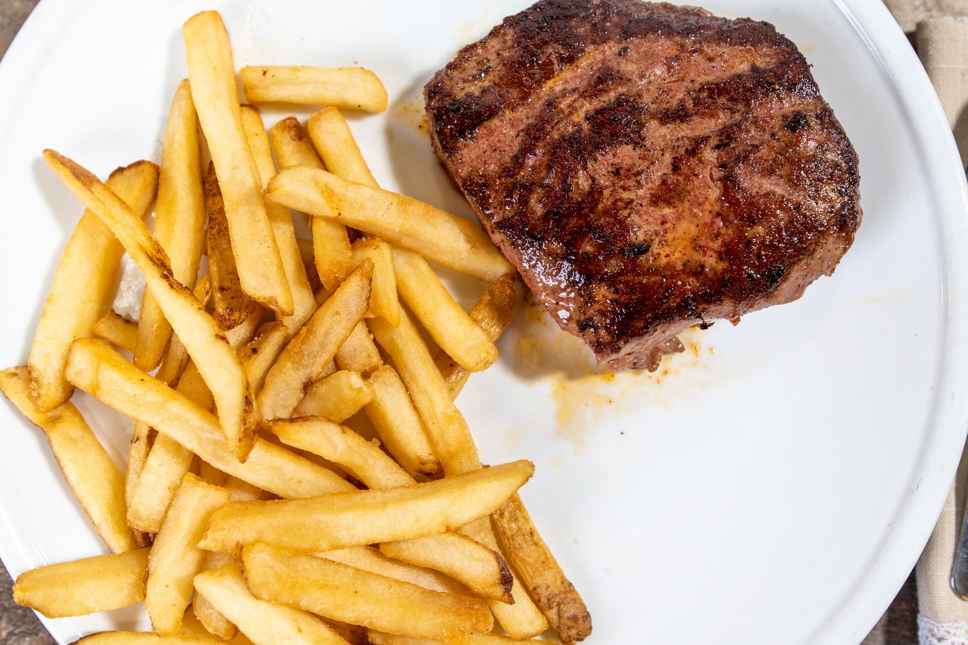 Flat iron steak frites • Lou's Kitchen Corner