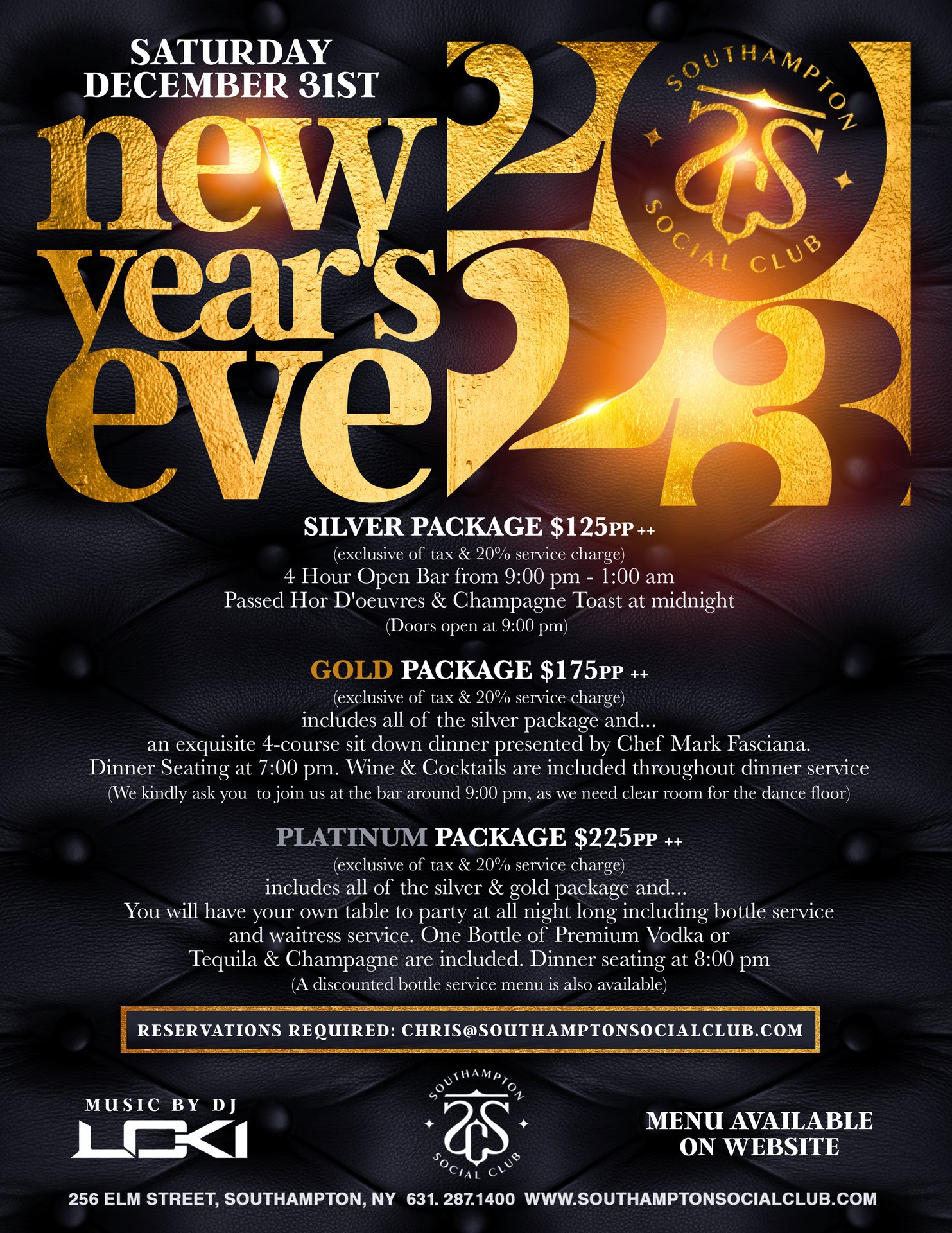 New Years Eve 2023 - Sugar and Spice Norwich