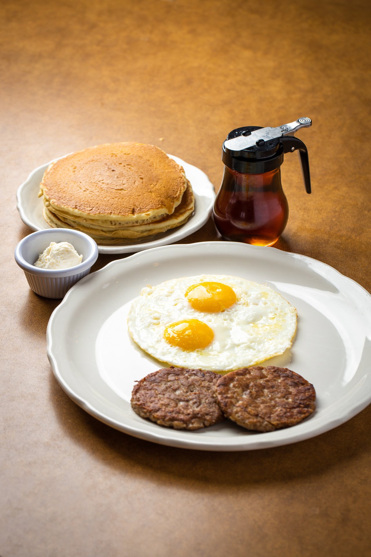 Sausage, Egg And Cheese Pancake Stack – Bakes By Meg
