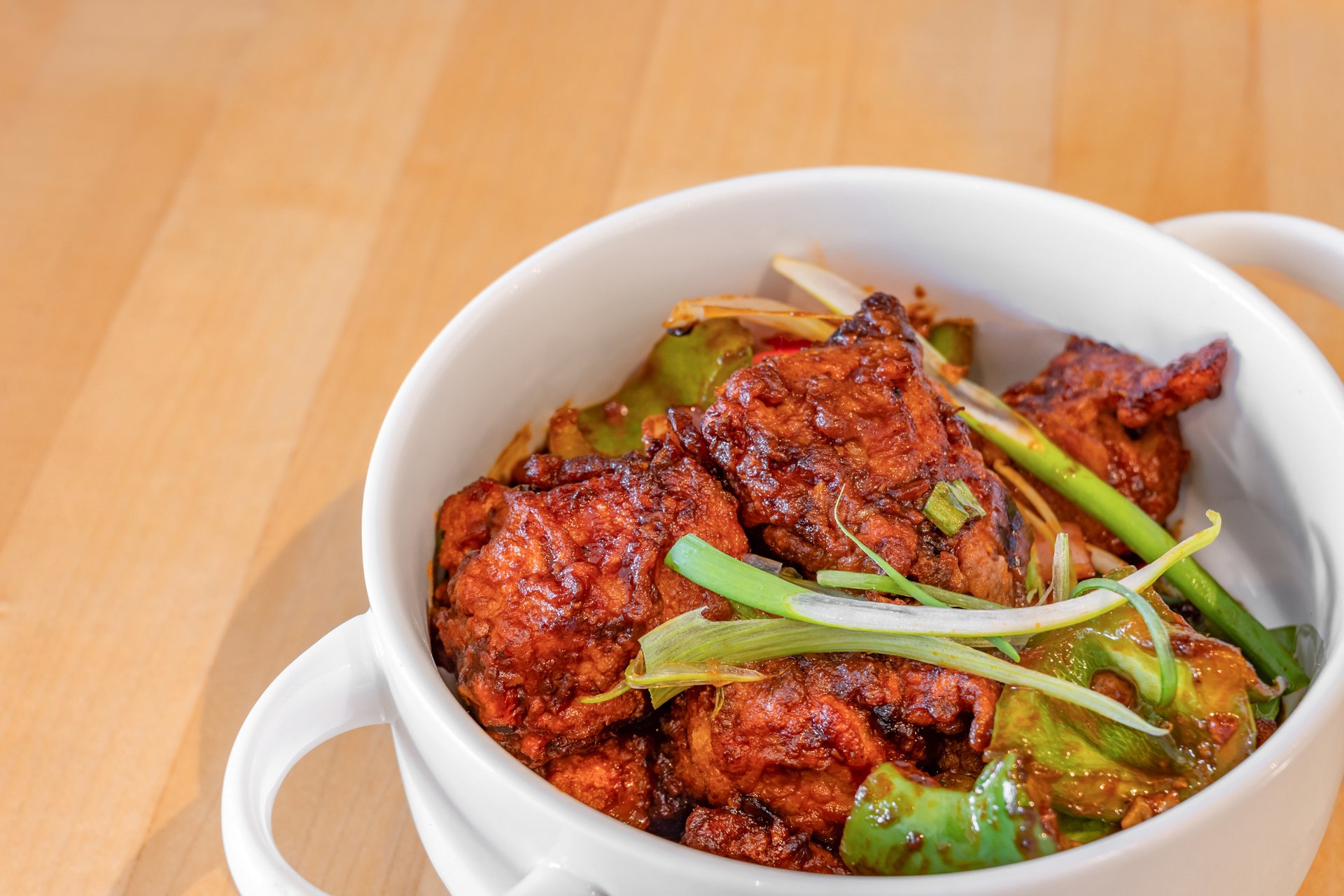 Tengra Style Chilli Chicken - Shosha Restaurant - Modern Indian restaurant  in Sunnyvale, CA, image size:1920x1280