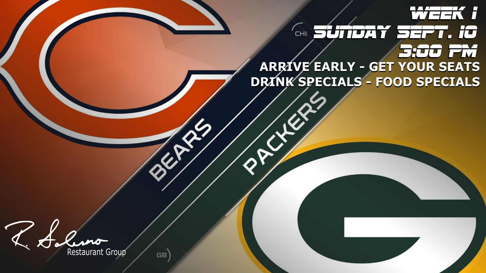 Chicago Bears vs. Green Bay Packers