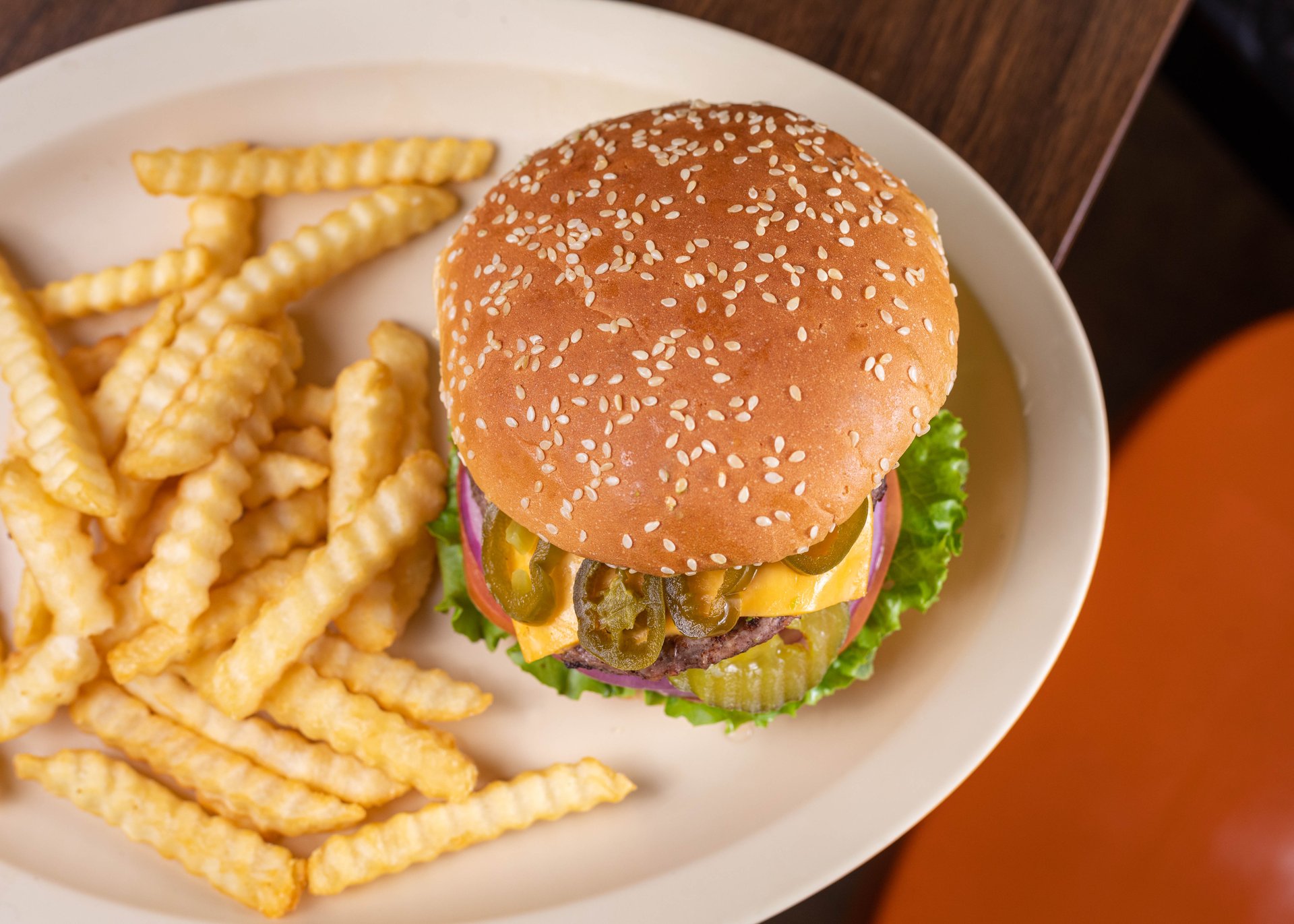 6 Jalapeño Cheese Burger - Jacob's Burger - Burger Joint in Taft, CA