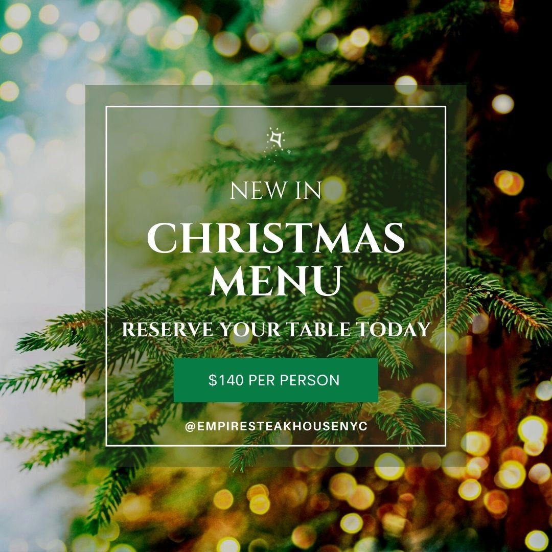 Christmas Dinner 2022! - Best Steakhouse in NYC for Prime Steak Cuts