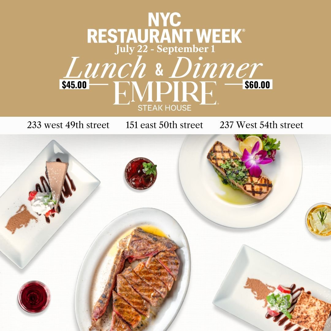 New York City Restaurant Week - Best Steakhouse in NYC for Prime Steak