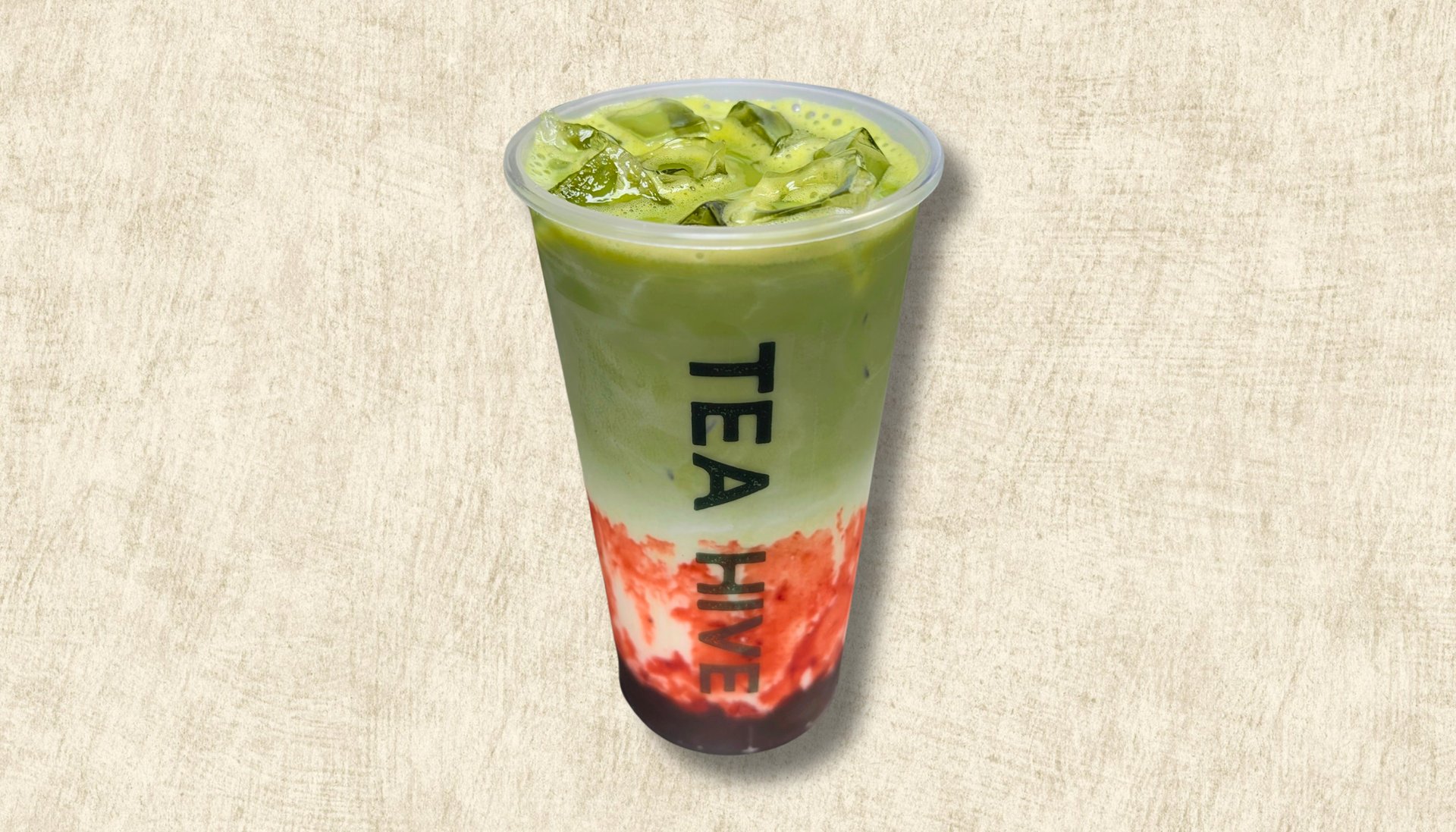 Strawberry Matcha Latte - Tea Hive - Cafe & Bubble Tea in West
